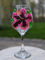 Load image into Gallery viewer, Hand painted wine goblets
